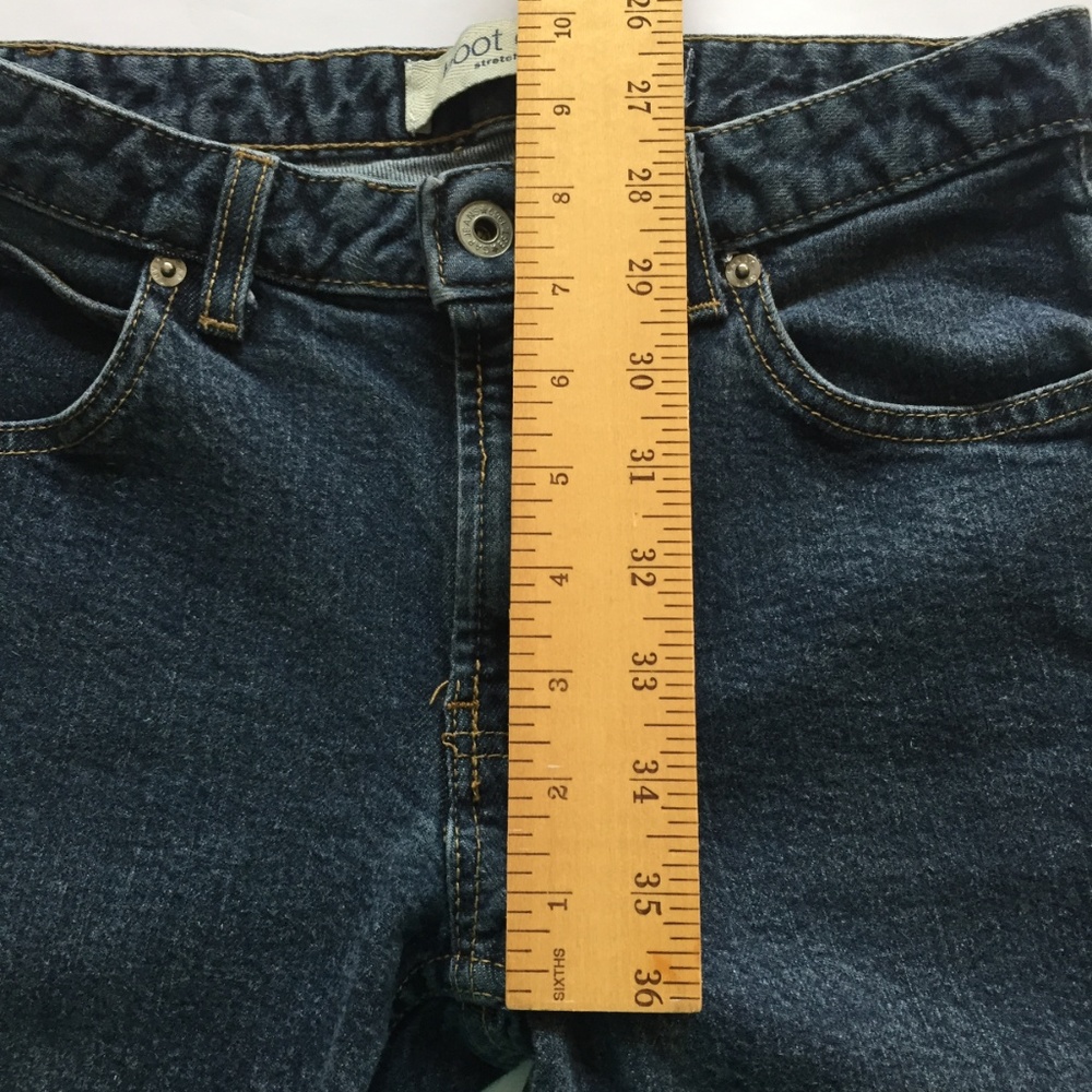 Gap Boot Cut Stretch Jeans Size 1 Classic Style Blue Pockets Mid Rise - Picture 5 of 8